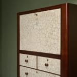 A.B. Svenska Möbelfabrikerna Bodafors, Cabinet with Decorative Carvings in Stained Birch , 1920/30s