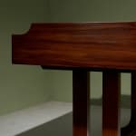 Circular Art Deco Serving Trolley in Walnut, Europe, 1930s