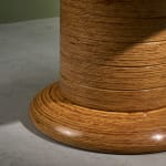 Circular Art Deco Serving Trolley in Walnut, Europe, 1930s