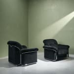 Gastone Rinaldi, Swivel Desk Chair in Cognac Coloured Upholstery, for RIMA, Italy, 1950's
