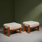 Circular Art Deco Serving Trolley in Walnut, Europe, 1930s