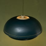 Sculptural Totem Table Lamp in Dark Textured Glass and Lacquered Wood, 1970's