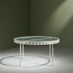 Circular Art Deco Serving Trolley in Walnut, Europe, 1930s