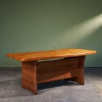 A.B. Svenska Möbelfabrikerna Bodafors, Circular Side Table in Natural and Stained Birch, 1930