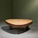 Circular Art Deco Serving Trolley in Walnut, Europe, 1930s