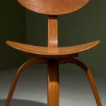 Gastone Rinaldi, Swivel Desk Chair in Cognac Coloured Upholstery, for RIMA, Italy, 1950's