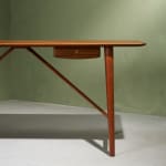 Circular Art Deco Serving Trolley in Walnut, Europe, 1930s