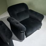 Gastone Rinaldi, Swivel Desk Chair in Cognac Coloured Upholstery, for RIMA, Italy, 1950's