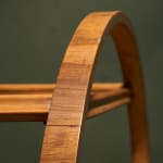 Circular Art Deco Serving Trolley in Walnut, Europe, 1930s