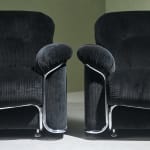 Gastone Rinaldi, Swivel Desk Chair in Cognac Coloured Upholstery, for RIMA, Italy, 1950's