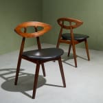Gastone Rinaldi, Swivel Desk Chair in Cognac Coloured Upholstery, for RIMA, Italy, 1950's