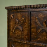 Circular Art Deco Serving Trolley in Walnut, Europe, 1930s