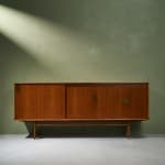 Circular Art Deco Serving Trolley in Walnut, Europe, 1930s