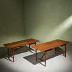 Circular Art Deco Serving Trolley in Walnut, Europe, 1930s
