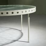 Circular Art Deco Serving Trolley in Walnut, Europe, 1930s