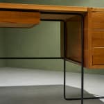 Circular Art Deco Serving Trolley in Walnut, Europe, 1930s