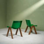 Gastone Rinaldi, Swivel Desk Chair in Cognac Coloured Upholstery, for RIMA, Italy, 1950's