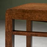 Circular Art Deco Serving Trolley in Walnut, Europe, 1930s