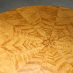 Circular Art Deco Serving Trolley in Walnut, Europe, 1930s