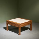 Circular Art Deco Serving Trolley in Walnut, Europe, 1930s