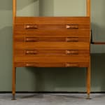 A.B. Svenska Möbelfabrikerna Bodafors, Cabinet with Decorative Carvings in Stained Birch , 1920/30s