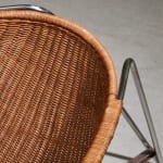 Circular Art Deco Serving Trolley in Walnut, Europe, 1930s