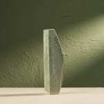 Eunsol Kim, 'Condensation' Series C1, Glazed Ceramic Sculpture in Green, The Netherlands, 2025