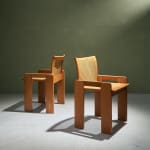 Gastone Rinaldi, Swivel Desk Chair in Cognac Coloured Upholstery, for RIMA, Italy, 1950's