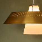 Sculptural Totem Table Lamp in Dark Textured Glass and Lacquered Wood, 1970's