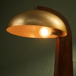 Square Coffee Table in Walnut with Staggered Legs, Italy, 1960s