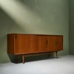Circular Art Deco Serving Trolley in Walnut, Europe, 1930s