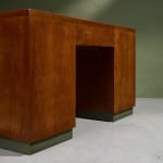 Circular Art Deco Serving Trolley in Walnut, Europe, 1930s