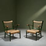 Gastone Rinaldi, Swivel Desk Chair in Cognac Coloured Upholstery, for RIMA, Italy, 1950's