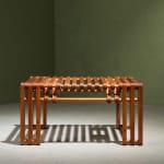 Circular Art Deco Serving Trolley in Walnut, Europe, 1930s