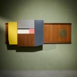 Circular Art Deco Serving Trolley in Walnut, Europe, 1930s