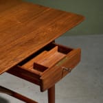 Circular Art Deco Serving Trolley in Walnut, Europe, 1930s