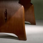 Circular Art Deco Serving Trolley in Walnut, Europe, 1930s