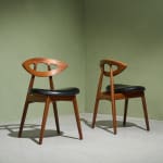 Gastone Rinaldi, Swivel Desk Chair in Cognac Coloured Upholstery, for RIMA, Italy, 1950's