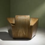 Circular Art Deco Serving Trolley in Walnut, Europe, 1930s