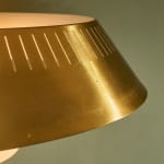 Sculptural Totem Table Lamp in Dark Textured Glass and Lacquered Wood, 1970's