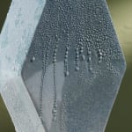 Eunsol Kim, 'Condensation' Series C1, Glazed Ceramic Sculpture in Green, The Netherlands, 2025