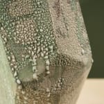 Eunsol Kim, 'Condensation' Series C1, Glazed Ceramic Sculpture in Green, The Netherlands, 2025