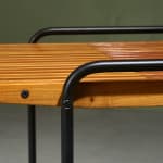 Circular Art Deco Serving Trolley in Walnut, Europe, 1930s