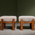 Circular Art Deco Serving Trolley in Walnut, Europe, 1930s