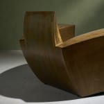 Circular Art Deco Serving Trolley in Walnut, Europe, 1930s