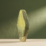 Eunsol Kim, 'Condensation' Series C1, Glazed Ceramic Sculpture in Green, The Netherlands, 2025