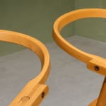Circular Art Deco Serving Trolley in Walnut, Europe, 1930s