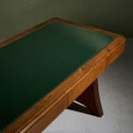 Circular Art Deco Serving Trolley in Walnut, Europe, 1930s