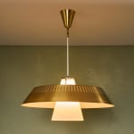 Sculptural Totem Table Lamp in Dark Textured Glass and Lacquered Wood, 1970's