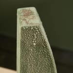 Eunsol Kim, 'Condensation' Series C1, Glazed Ceramic Sculpture in Green, The Netherlands, 2025